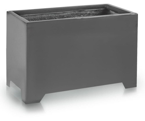  Donica z włókna szklanego , Fiberglass, 95.039. 80, kolor grafitowy