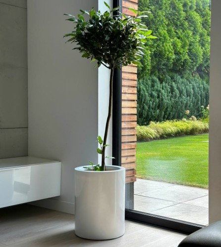  Donica z włókna szklanego 40cm-50h , Fiberglass, 95.049.50, kolor biały