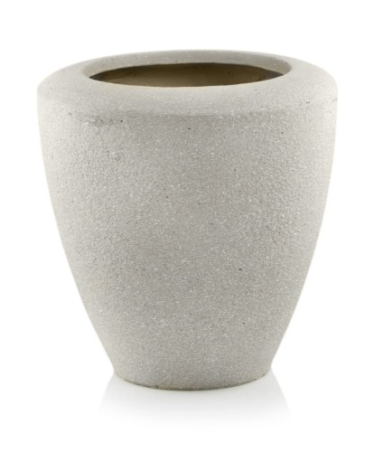  Donica z włókna ceramicznego , Ecolite, 88.025.50, kolor szary
