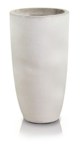  Donica z włókna ceramicznego , Ecolite, 88.059. 78, kolor szary (naturalny beton)