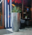  Donica z włókna ceramicznego , Ecolite, 88.055.100, kolor srebrny - 3