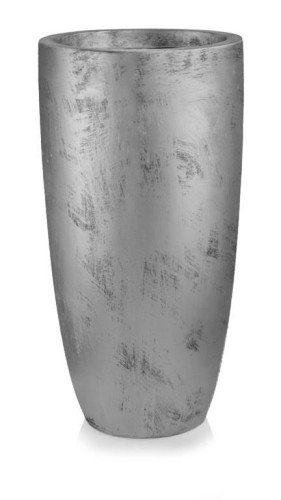  Donica z włókna ceramicznego , Ecolite, 88.055.100, kolor srebrny