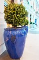  Donica z ceramiki szkliwionej , Ogrodowe szkliwione, 75.441.79, kolor kobaltowy - 7