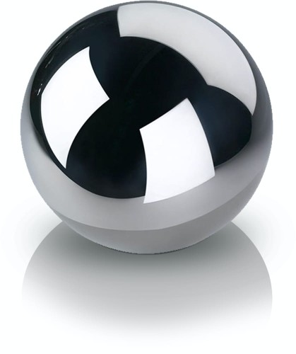  Kula ze stali nierdzewnej , Kule stalowe, 74.001.03, kolor srebrny (lustrzany)