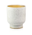  Donica z ceramiki szkliwionej , Mood, 01.517.27, kolor biały (terrazzo) - 1