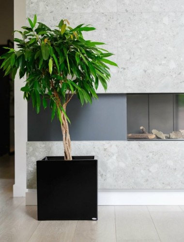  Donica z włókna szklanego , Fiberglass, 95.006.25, kolor czarny