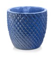  Donica z ceramiki szkliwionej , Ogrodowe szkliwione, 28.051.24, kolor kobaltowy - 1