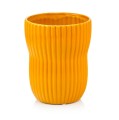  Osłonka doniczkowa z ceramiki szkliwionej  13cm-16h , Barcelona, 05.310.13, kolor musztardowy - 1