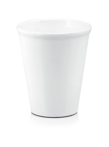  Osłonka doniczkowa z ceramiki nieszkliwionej , Basic, 71.044.14, kolor biały