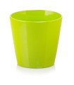  Osłonka doniczkowa z ceramiki nieszkliwionej , Basic, 71.034.10, kolor zielony - 1