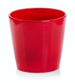 Osłonka doniczkowa z ceramiki nieszkliwionej , Basic, 71.039.10, kolor czerwony - 1