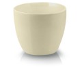  Osłonka doniczkowa z ceramiki nieszkliwionej  7cm-6h , Basic, 71.023.07, kolor kremowy - 1