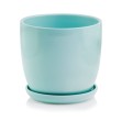 Donica z ceramiki szkliwionej , Amsterdam, 02.679.15, kolor miętowy - 1
