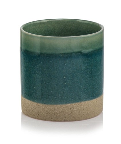  Osłonka doniczkowa z ceramiki szkliwionej , Vintage, 07.105.13 a, kolor mix