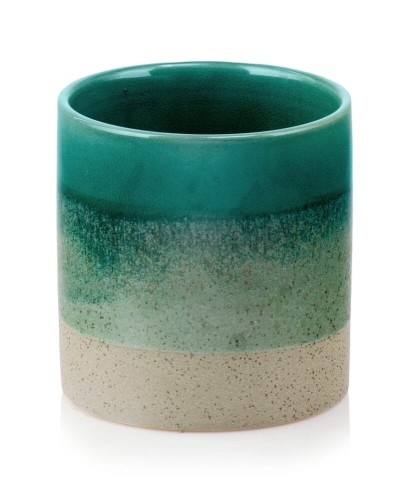  Osłonka doniczkowa z ceramiki szkliwionej , Vintage, 07.105.13 b, kolor mix