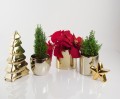  Figurka z ceramiki szkliwionej , Christmas, 02.687.32, kolor złoty (lustrzany) - 2