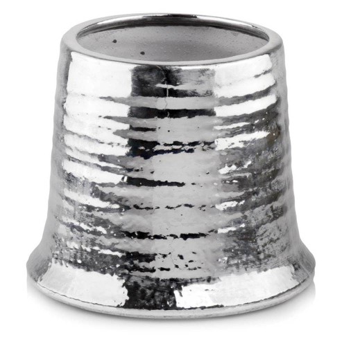   Donica z ceramiki nie szkliwionej  , Domowe ogrody, 920.020.20, kolor srebrny