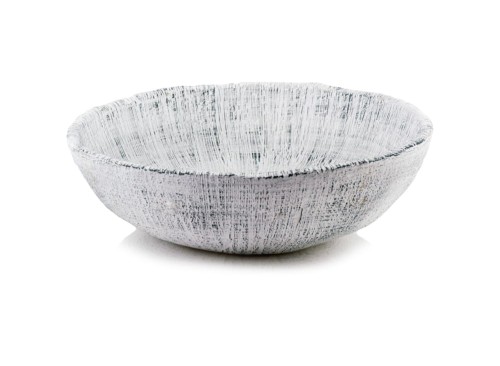  Osłonka doniczkowa z ceramiki nieszkliwionej , Rustic, 44.001.40, kolor szary