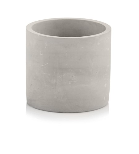 Osłonka doniczkowa z ceramiki nieszkliwionej , Rustic, 05.148.14, kolor szary