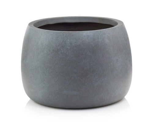  Donica z włókna ceramicznego , Ecolite, 88.070.47, kolor szary ciemny