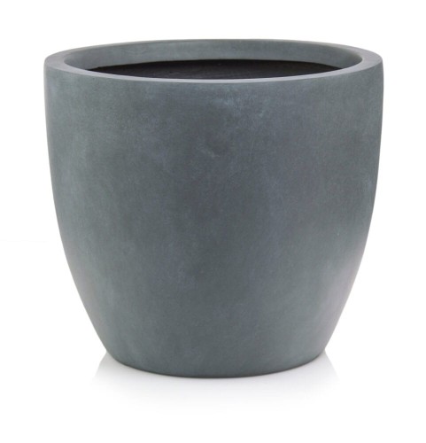  Donica z włókna ceramicznego , Ecolite, 88.072.56, kolor szary ciemny