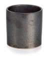  Osłonka doniczkowa z ceramiki szkliwionej  22cm-7h , Vintage, 07.146.13, kolor granitowy - 1