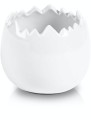  Osłonka doniczkowa z ceramiki szkliwionej , Easter, 02.484.13, kolor biały - 1