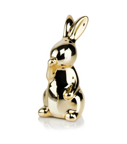 Figurka ceramiczna, Easter, 02.761.12, kolor złoty (lustrzany)