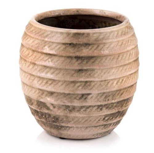   Rosado osłonka doniczkowa  , Domowe ogrody, 907.026.21, kolor łososiowy róż z szarością