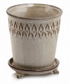   Belice - doniczka ceramiczna  , Domowe ogrody, 919.004.17, kolor kremowy - 1