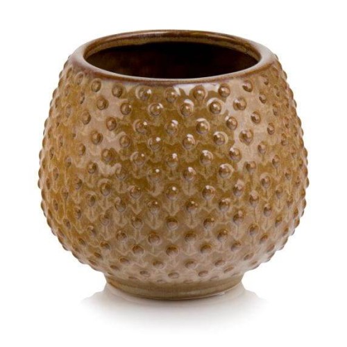   Pecoso ambar osłonka doniczkowa  , Domowe ogrody, 919.031.16, kolor karmelowo - musztardowy