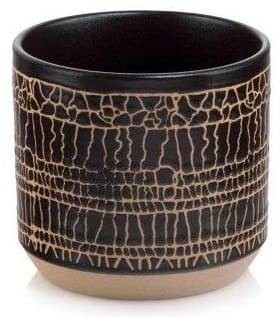   Vibora   osłonka doniczkowa  , Domowe ogrody, 919.042.18, kolor czerń z terakotą