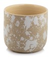   Murillo beige   osłonka doniczkowa  , Domowe ogrody, 919.053.15, kolor beż z bielą - 1