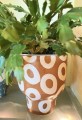   Jalisco naranja   osłonka doniczkowa  , Domowe ogrody, 919.072.12, kolor ceglasty pomarańcz z beżem - 4