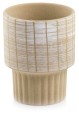   Chaloco   osłonka doniczkowa  , Domowe ogrody, 922.039.19, kolor beż z bielą - 1