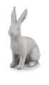   Conejo de Pascua uno   dekoracja ceramiczna  16x9cm - 22h , Dekoracje, 920.035.22, kolor szary - 1