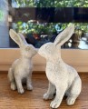   Conejo de Pascua uno   dekoracja ceramiczna  16x9cm - 22h , Dekoracje, 920.035.22, kolor szary - 3