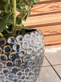  Vuelta cobalto   osłonka doniczkowa  , Domowe ogrody, 929.008.17, kolor kobalt z brązem - 6