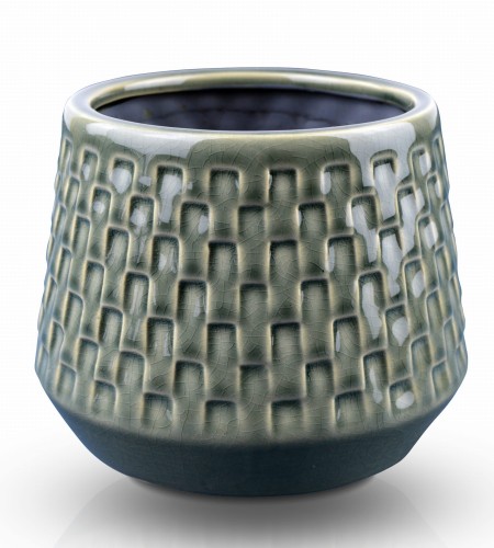   Paroma - osłonka doniczkowa  , Domowe ogrody, 905.010.14, kolor szary