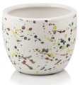   Jocoso   osłonka doniczkowa  , Domowe ogrody, 928.003.13, kolor kremowy z żółcią, turkusem i czerwienią - 1