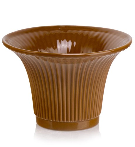   Nilda carmel   osłonka doniczkowa  , Domowe ogrody, 902.006.24, kolor karmelowy