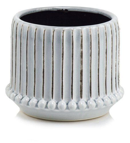   Cuenta   osłonka doniczkowa  , Domowe ogrody, 904.004.15, kolor kremowy błękit z brązem