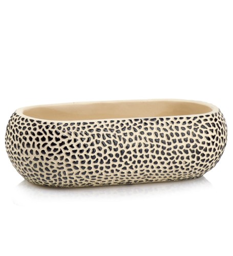   Chita flores    rynna  , Domowe ogrody, 930.013.22, kolor beż z czarnymi plamkami