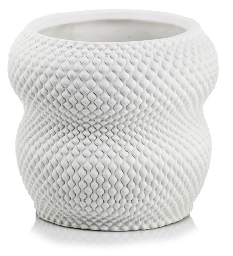   Carboclo   osłonka doniczkowa  , Domowe ogrody, 930.021.21, kolor biały