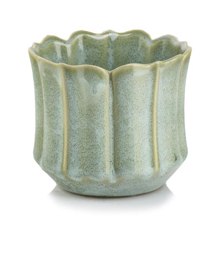   Ligero   osłonka doniczkowa  , Domowe ogrody, 929.012.14, kolor turksowy seledyn