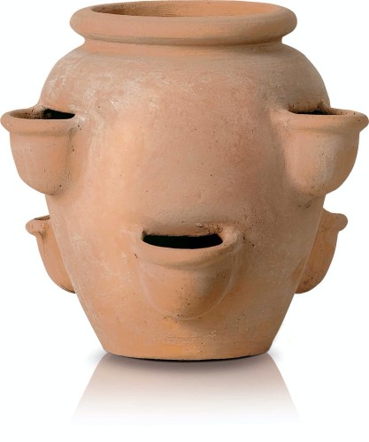  Donica ceramiczna 40cm-35h , Tuscan, 75.214.40, kolor pomarańczowy (terakota)