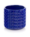  Donica ceramiczna 13cm-12h , Barcelona, 05.174.13, kolor niebieski - 1