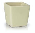  Donica ceramiczna 9cm-10h , Barcelona, 37.021.09, kolor kremowy - 1