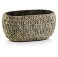  Donica ceramiczna 22x13cm-11h , Rustic, 05.230.22, kolor brązowy - 1