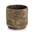  Donica ceramiczna 14cm-13h , Rustic, 05.280.14, kolor brązowy - 1